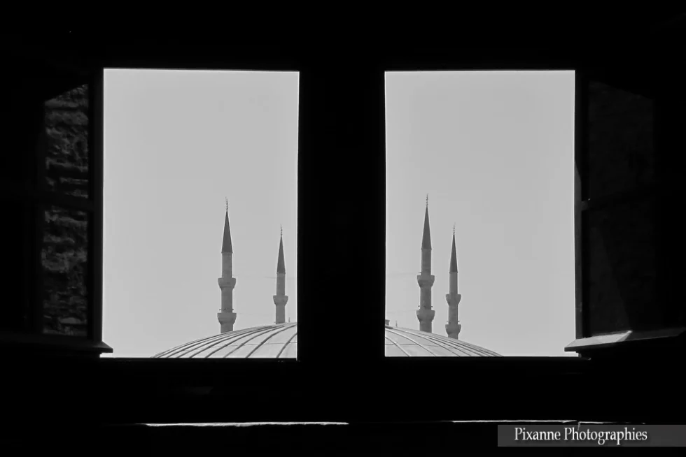 Asie, Europe, Turquie, Istanbul, Sainte Sophie, Ayasofia, Vue sur la Mosquée Bleue, Souvenirs de Voyages, Pixanne Photographies