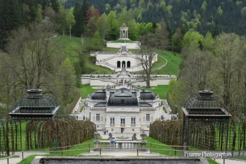 Europe, Allemagne, Bavière, Ettal, Château de Linderhof, Souvenirs de Voyages, Pixanne Photographies