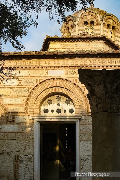Europe, Grèce, Attique, Athènes, Ancienne Agora, Agio Apostoli,Eglise des Saints Apôtres, Souvenirs de Voyages, Pixanne Photographies