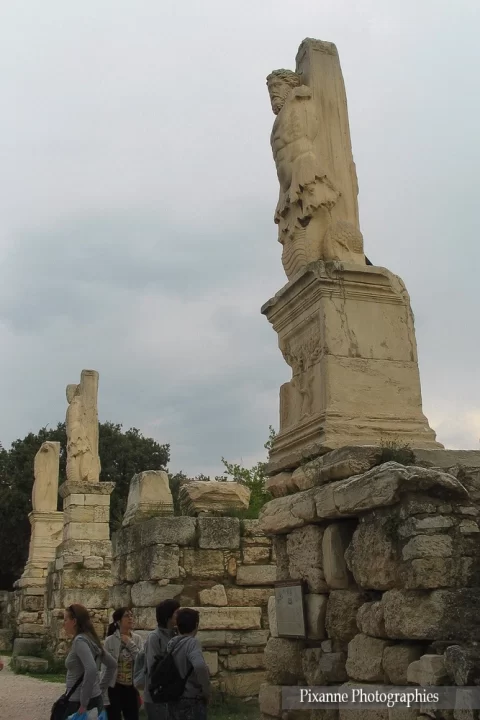 Europe, Grèce, Attique, Athènes, Ancienne Agora, Portique des Géants, Souvenirs de Voyages, Pixanne Photographies