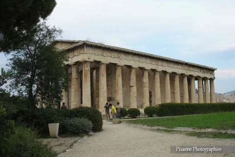 Europe, Grèce, Attique, Athènes, Ancienne Agora, Temple d'Hephaïstos, Souvenirs de Voyages, Pixanne Photographies