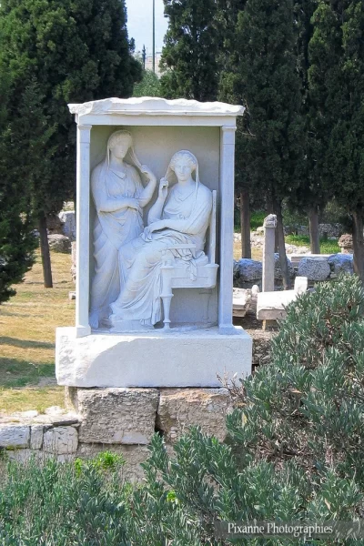Europe, Grèce, Attique, Athènes, Keramikos, Cimetière des Céramiques, Souvenirs de Voyages, Pixanne Photographies