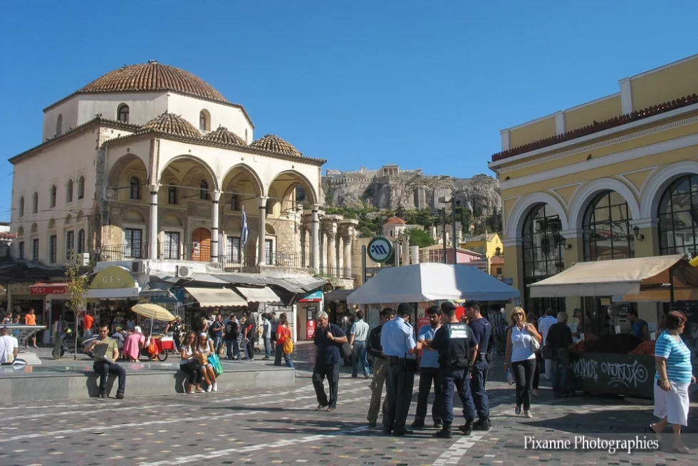 Europe, Grèce, Attique, Athènes, Monastiraki, Souvenirs de Voyages, Pixanne Photographies