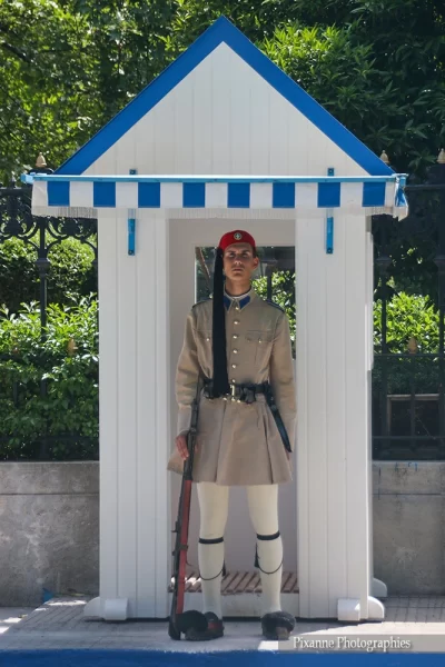 Europe, Grèce, Attique, Athènes, Palais Présidentiel, Evzone, Souvenirs de Voyages, Pixanne Photographies