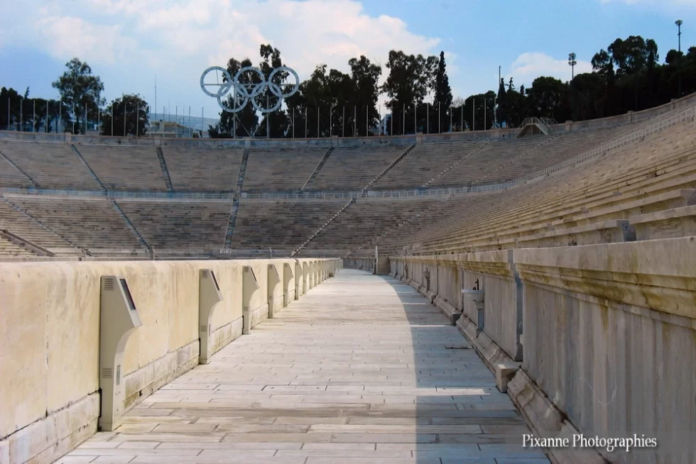 Europe, Grèce, Attique, Athènes, Stade Panathénaïque, Souvenirs de Voyages, Pixanne Photographies
