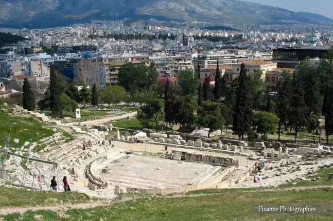 Europe, Grèce, Attique, Athènes, Théatre de Dionysos, Souvenirs de Voyages, Pixanne Photographies
