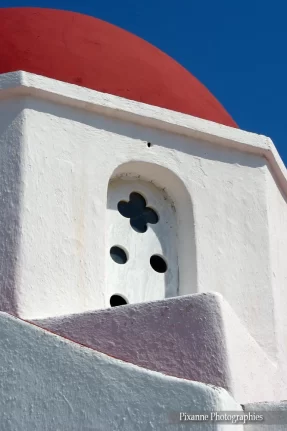 Europe, Grèce, Cyclades, Mykonos, Souvenirs de Voyages, Eglise Orthodoxe, Pixanne Photographies