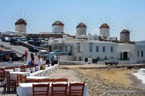 Europe, Grèce, Cyclades, Mykonos, Moulins, Souvenirs de Voyages, Pixanne Photographies
