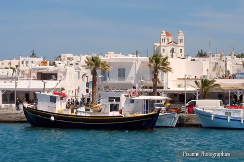 Europe, Grèce, Cyclades, Paros, Naoussa, Port, Faneromeni Panagia Church, Souvenirs de Voyages, Pixanne Photographies