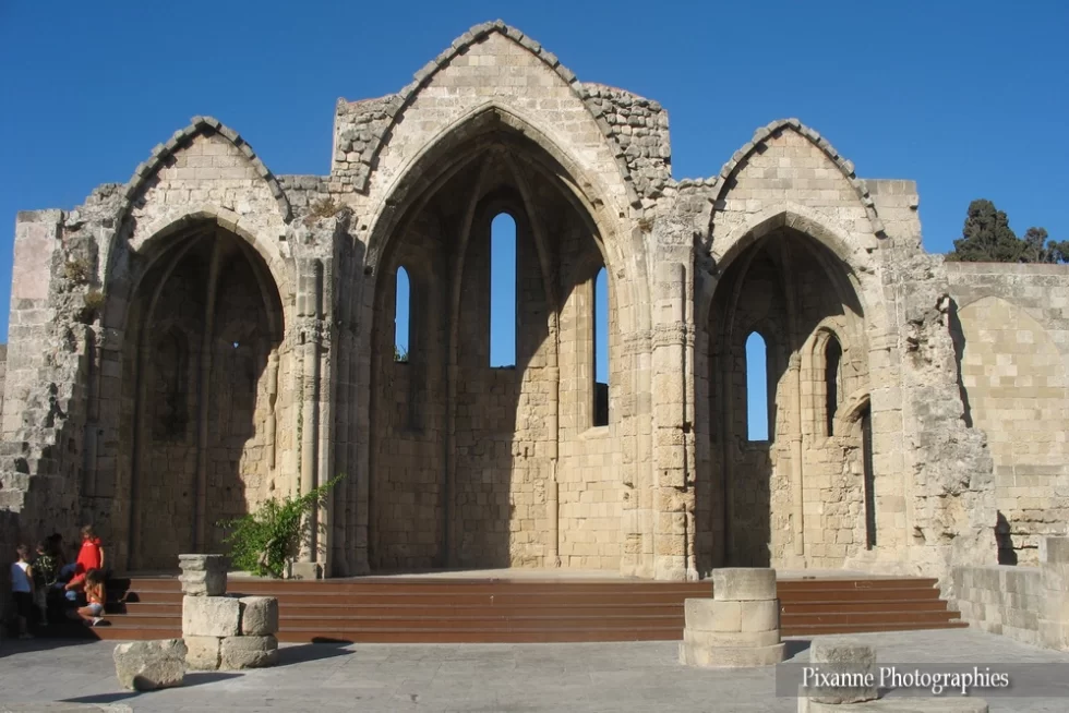Europe, Grèce, Dodécanèse, Rhodes, Rodos, Eglise Saint Marie du Bourg, Souvenirs de Voyages, Pixanne Photographies