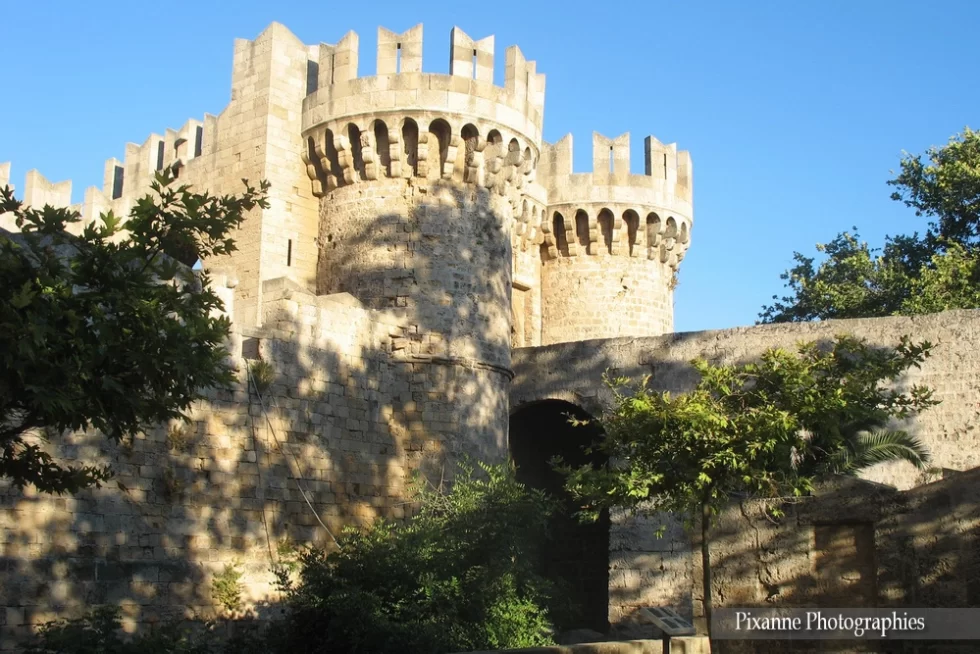 Europe, Grèce, Dodécanèse, Rhodes, Rodos, Fortifications, Souvenirs de Voyages, Pixanne Photographies