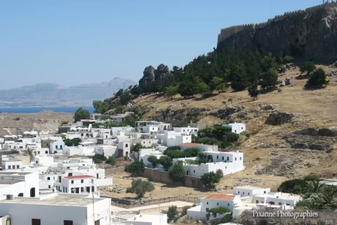 Europe, Grèce, Dodécanèse, Rhodes, Lindos, Souvenirs de Voyages, Pixanne Photographies