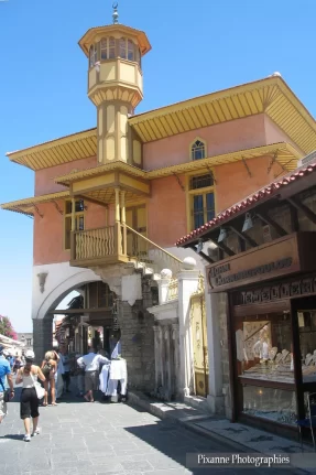 Europe, Grèce, Dodécanèse, Rhodes, Rodos, Mosquée Mehmet Aga, Souvenirs de Voyages, Pixanne Photographies