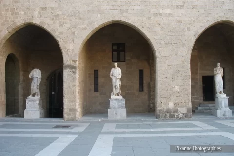 Europe, Grèce, Dodécanèse, Rhodes, Rodos, Palais des Grands Maîtres, Souvenirs de Voyages, Pixanne Photographies
