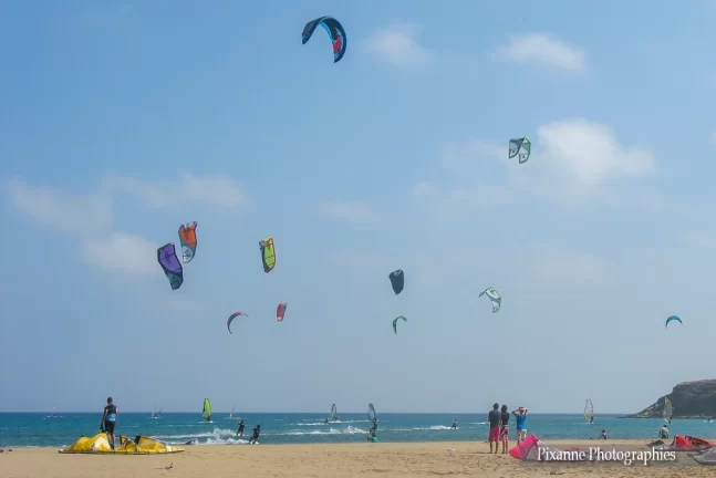 Europe, Grèce, Dodécanèse, Rhodes, Rodos, Plage de Parasonisi, Souvenirs de Voyages, Pixanne Photographies