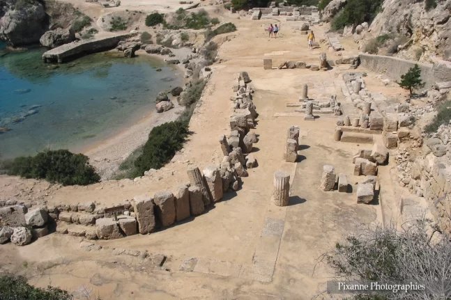 Europe, Grèce, Péloponnèse, Loutraki, Vouliagmeni, Heriaon de Perachora, Temple d'Héra, Souvenirs de Voyages, Pixanne Photographies