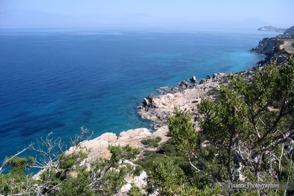 Europe, Grèce, Péloponnèse, Loutraki, Vouliagmeni, Phare de Melagavi, Souvenirs de Voyages, Pixanne Photographies