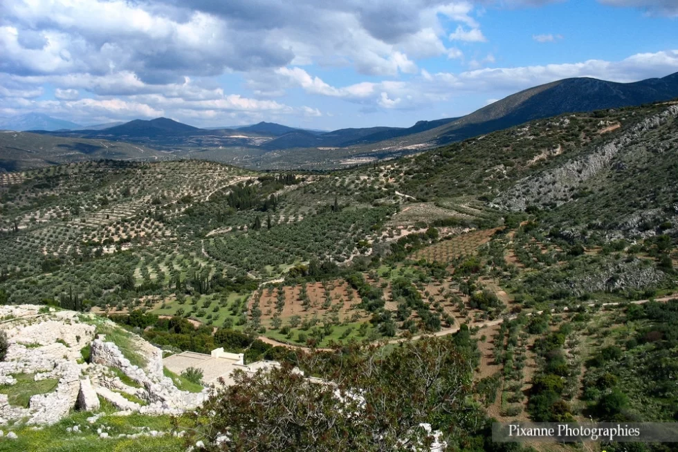 Europe, Grèce, Péloponnèse, Mycènes, Paysages, Souvenirs de Voyages, Pixanne Photographies