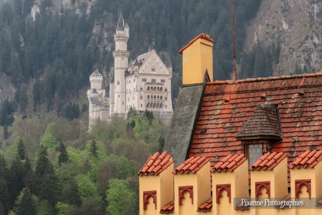 Europe, Allemagne, Bavière, Hohenschwangau, Neuchschwanstein, Souvenirs de Voyages, Pixanne Photographies