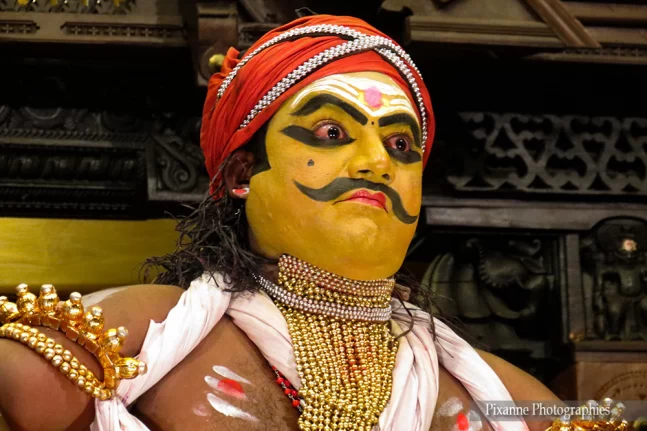 asie, inde, inde du sud, cochin, fort kochi, kathakali, souvenirs de voyages, pixanne photographies