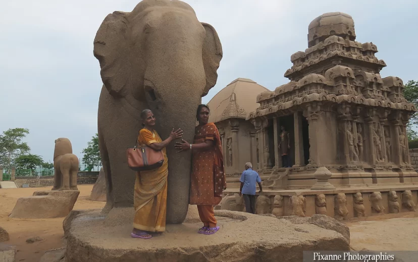 asie, inde, inde du sud, mahabalipuram, pancha rathas, cinq chars, souvenirs de voyages, pixanne photographies
