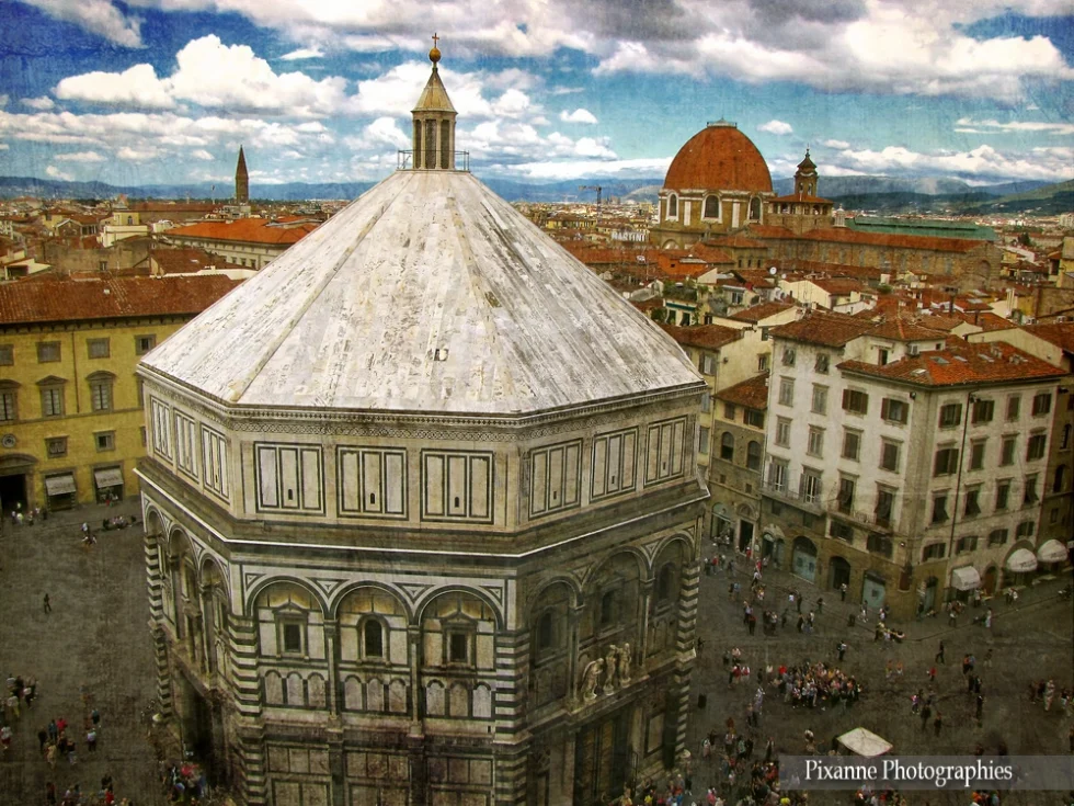 Europe, Italie, Florence, Baptistère Saint Jean, Souvenirs de Voyages, Pixanne Photographies