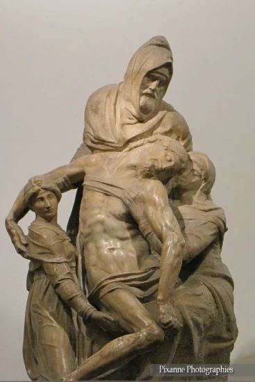 Europe, Italie, Florence, Muséo dell Opéra del Duomo, Pieta Bandini, Souvenirs de Voyages, Pixanne Photographies