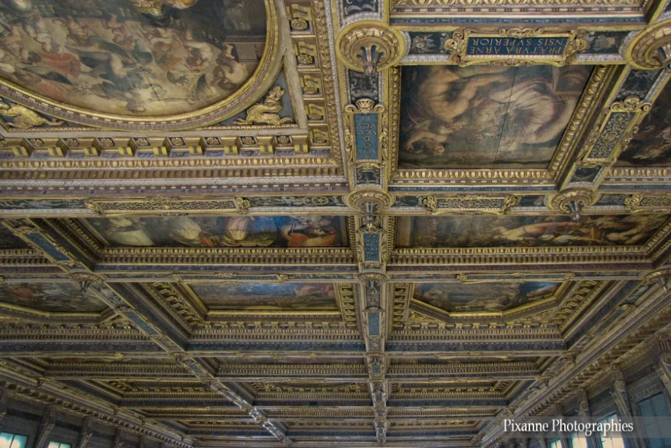 Europe, Italie, Florence, Palazzo Vecchio, Salle des cinq cents, Souvenirs de Voyages, Pixanne Photographies