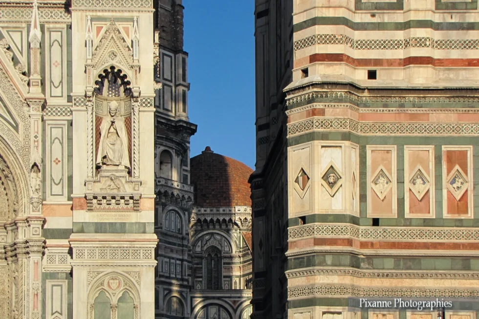 Europe, Italie, Florence, Piazza Del Duomo, Souvenirs de Voyages, Pixanne Photographies