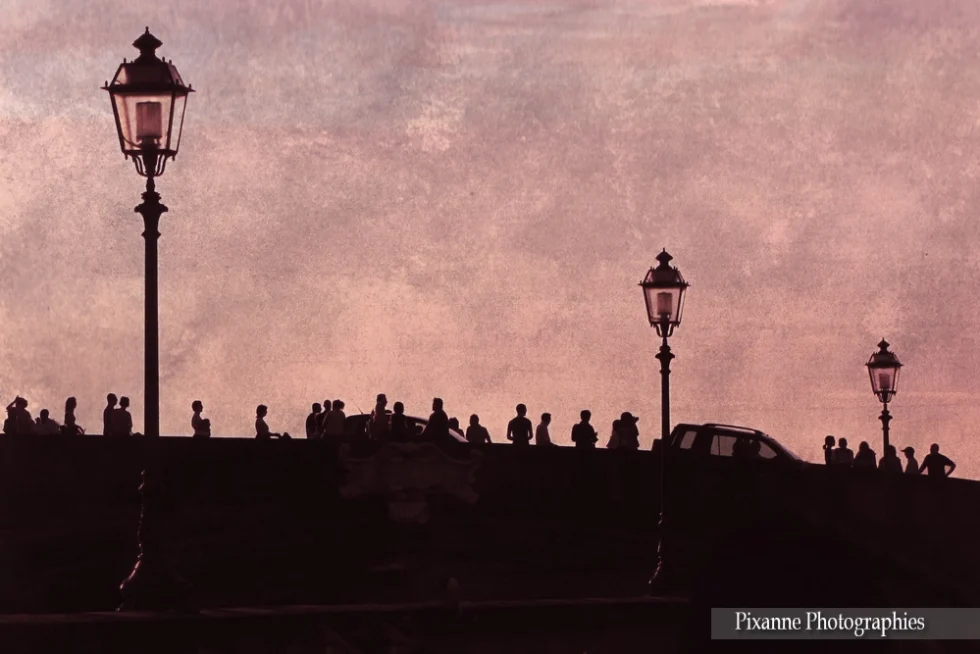 Europe, Italie, Florence, Ponte Alla Carraia, Souvenirs de Voyages, Pixanne Photographies