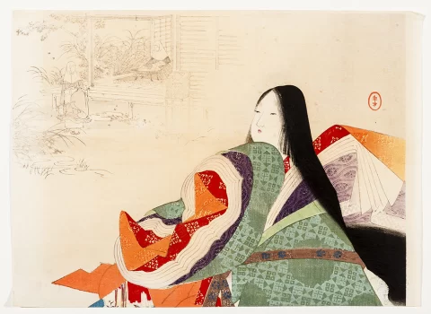 Asie, Japon, Ohara, Jakko In, Mizuno Toshikata, Kenreimon-In,