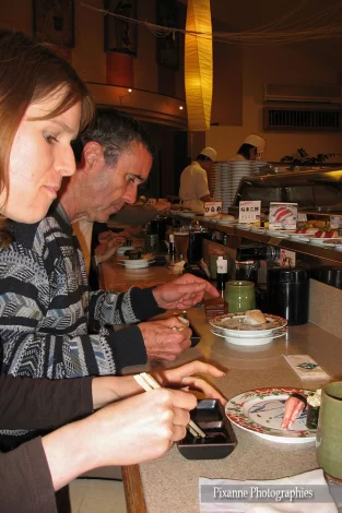 Asie, Japon, Alimentation, Sushi, Sashimi, Souvenirs de Voyages, Pixanne Photographies