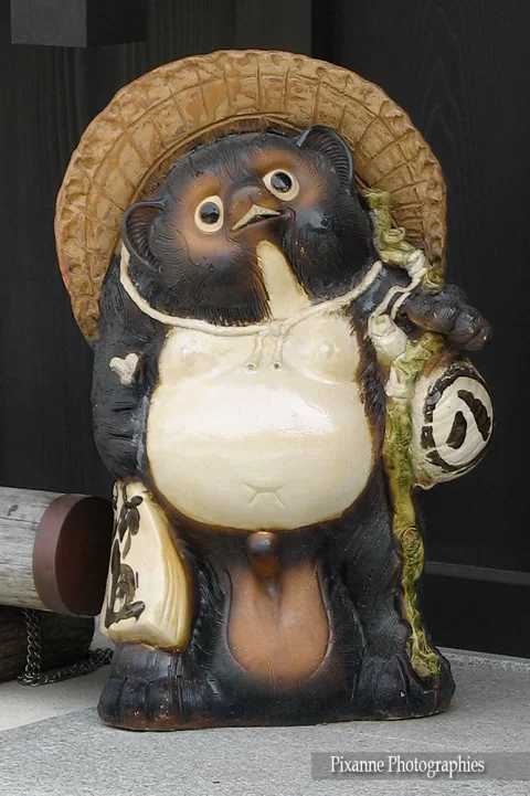 Asie, Japon, Arashiyama, Tanuki, Souvenirs de Voyages, Pixanne Photographies