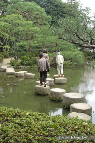 Asie, Japon, Kyoto, Heian Jingu Shrine, Jardin Moyen, Naka Shin'en, Pas Japonnais, Souvenirs de Voyages, Pixanne Photographies