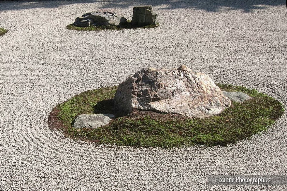 Asie, Japon, Kyoto, Ryoan Ji, Jardin Zen, Souvenirs de Voyages, Pixanne Photographies
