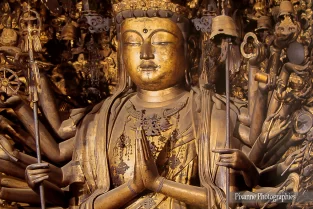 Asie, Japon, Kyoto, Sanjusangen Do, Senju Kannon, Souvenirs de Voyages, Pixanne Photographies