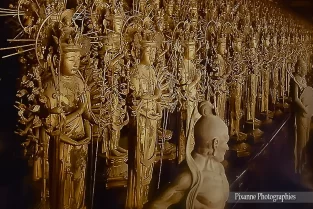Asie, Japon, Kyoto, Sanjusangen Do, Statues de Kannon, Souvenirs de Voyages, Pixanne Photographies