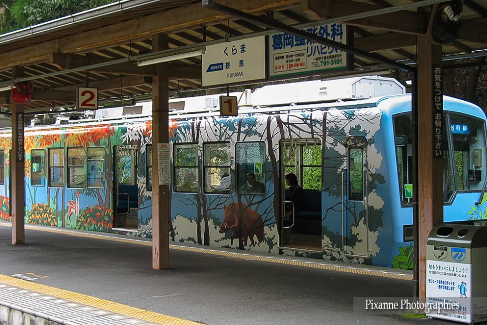 Asie, Japon, Mont Kurama, Kurama, Train, Eizan Main Line, Souvenirs de Voyages, Pixanne Photographies