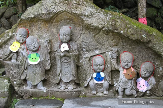 Asie, Japon, Mont Kurama, Kurama Dera, Jizo, Souvenirs de Voyages, Pixanne Photographies