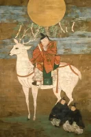 Asie, Japon, Nara, Takemikazuchi, Daim Blanc