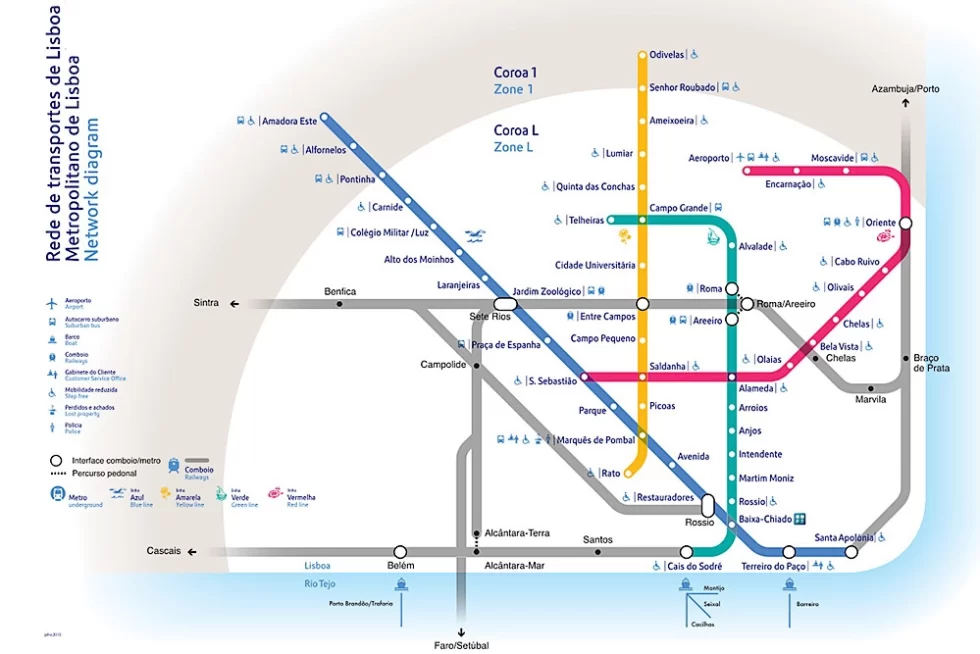 Europe, Portugal, Lisbonne, Métro, Plan, Souvenirs de Voyages, Pixanne Photographies