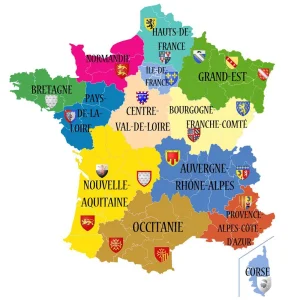 Europe, France, Régions