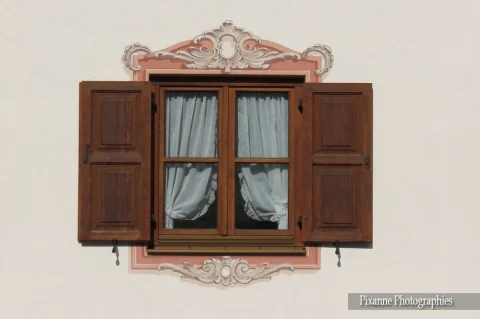 Europe, Allemagne, Bavière, Oberammergau, Lüftlmalerei, Souvenir de Voyages, façades peintes, Pixanne Photographies