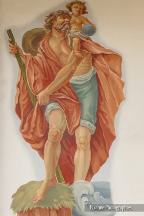 Europe, Allemagne, Bavière, Oberammergau, Lüftlmalerei, Souvenir de Voyages, façades peintes, Pixanne Photographies
