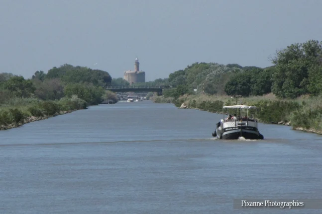 Europe, France, Camargue, Occitanie, Canal du Rhone, Aigues Mortes, Souvenirs de Voyages, Pixanne Photographies
