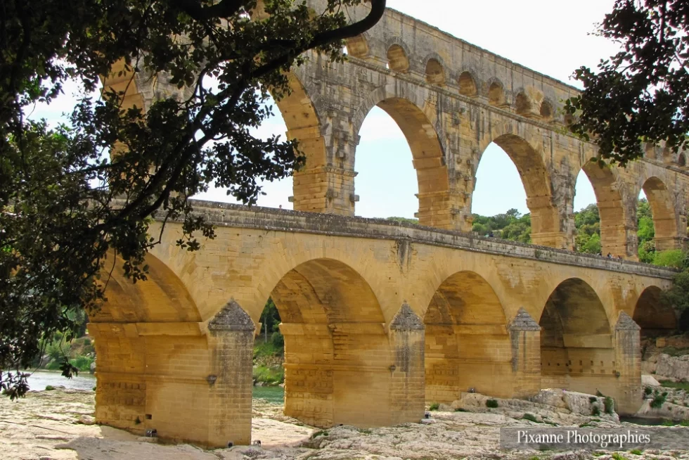 Europe, France, Occitanie, Gard, Pont du Gard, Souvenirs de Voyages, Pixanne Photographies
