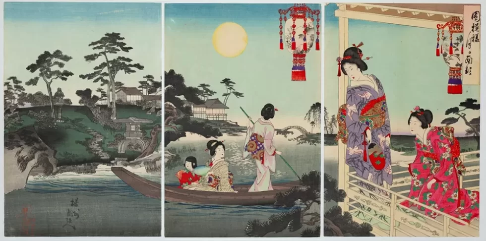 Asie, Japon, Otsukimi, Contemplation de la lune