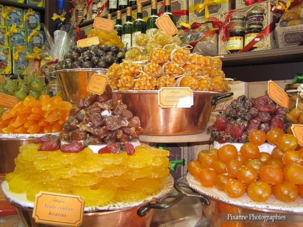 Europe, France, PACA, Bouches du Rhone, Les Baux de Provence, Fruits confits, Souvenirs de Voyages, Pixanne Photographies