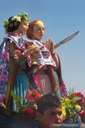 Europe, France, PACA, Bouches du Rhone, Camargue, Sainte Marie de la Mer, Pèlerinage des Gitans, Procession des Saintes Maries à la Mer, Marie Jacobé, Marie Salomé, Souvenirs de Voyages, Pixanne Photographies