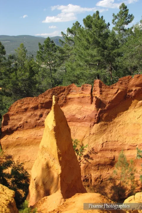 Europe, France, PACA, Vaucluse, Roussillon, Sentier des Ocres, Souvenirs de Voyages, Pixanne Photographies